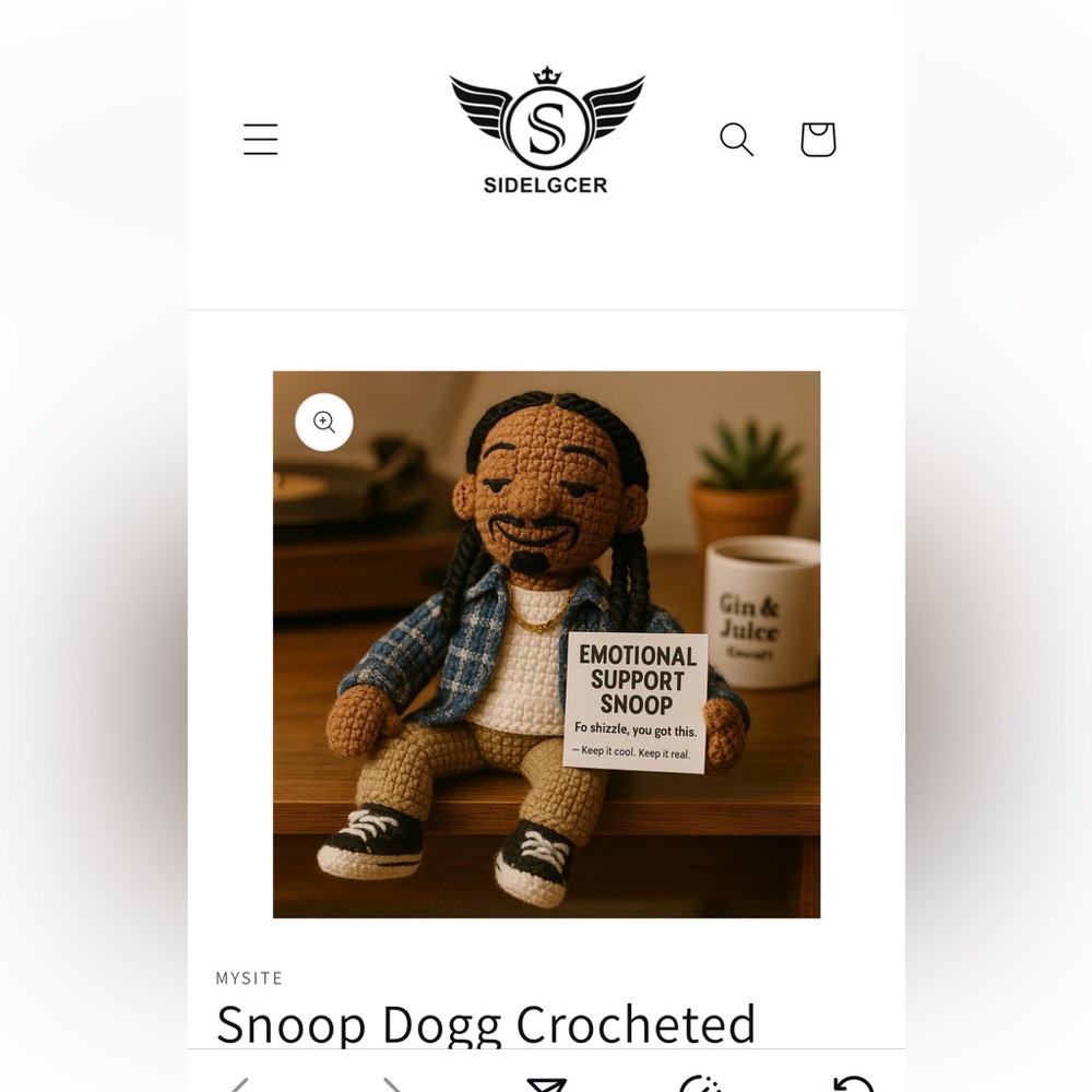 Snoop Dogg crochet kit